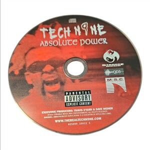 Tech N9ne Nine Absolute Power CD Album Rap Anthem Hip Hop Imma‎ Tell Disc Only